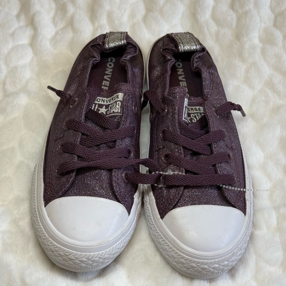 Converse Girl’s Purple Sneakers Size